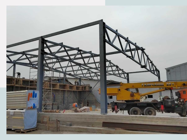 Строительство цехов в Коврове