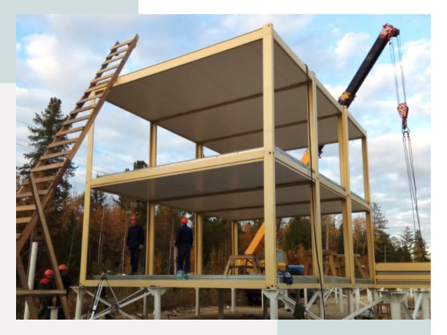 Строительство модульных здания Ковров