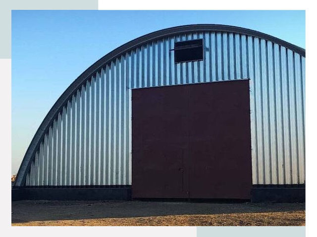 Бескаркасные ангары в Коврове