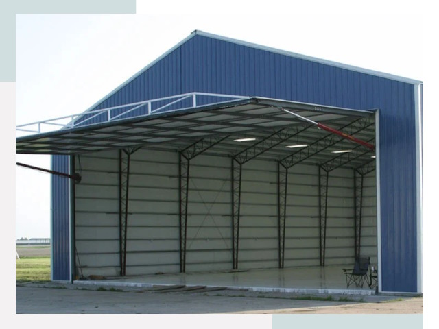 Прямо стенные ангары в Коврове