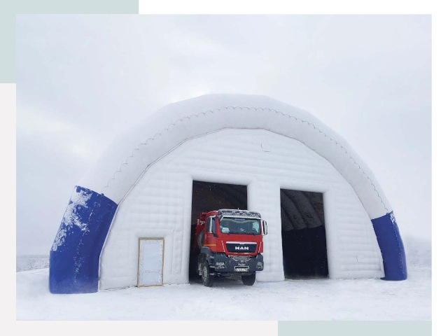 Мобильные ангары в Коврове