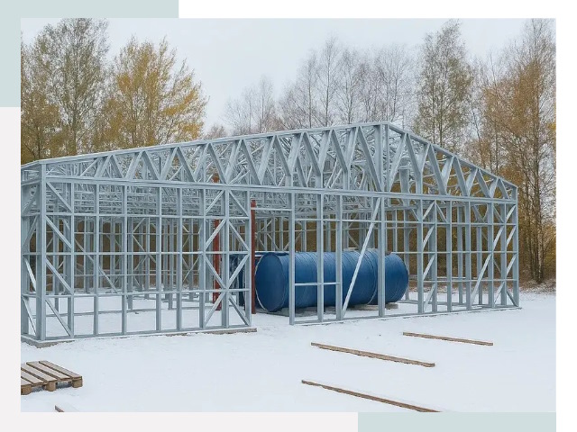 Металлические ангары в Коврове