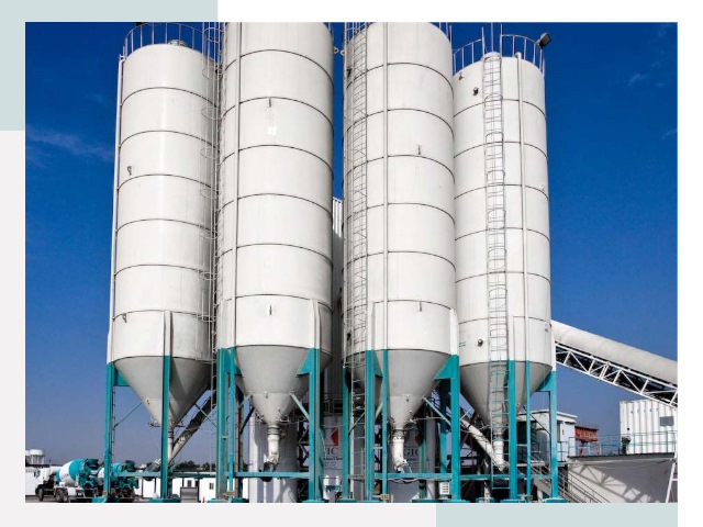 Строительство цементных силосов в Коврове