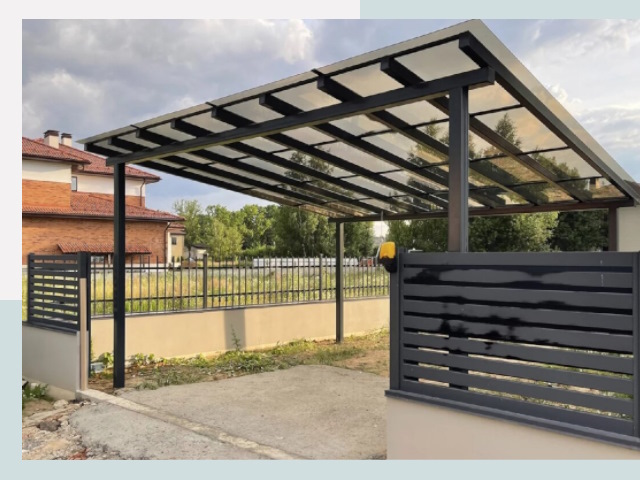 Металлические навесы в Ковров от 614 руб. за м²