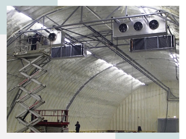 Оснащение ангаров в Коврове